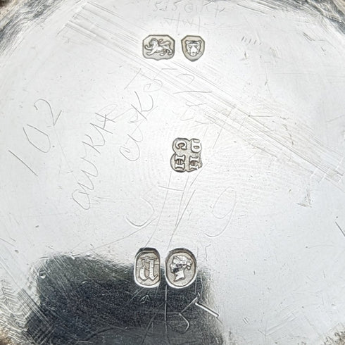 1856年 英国アンティーク 純銀製マグカップ 164g